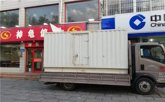 黄骅出租发电机施工案例